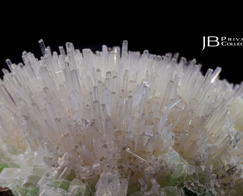Mesolite on Apophyllite by Camarda Visual Studio - Minerals Photography