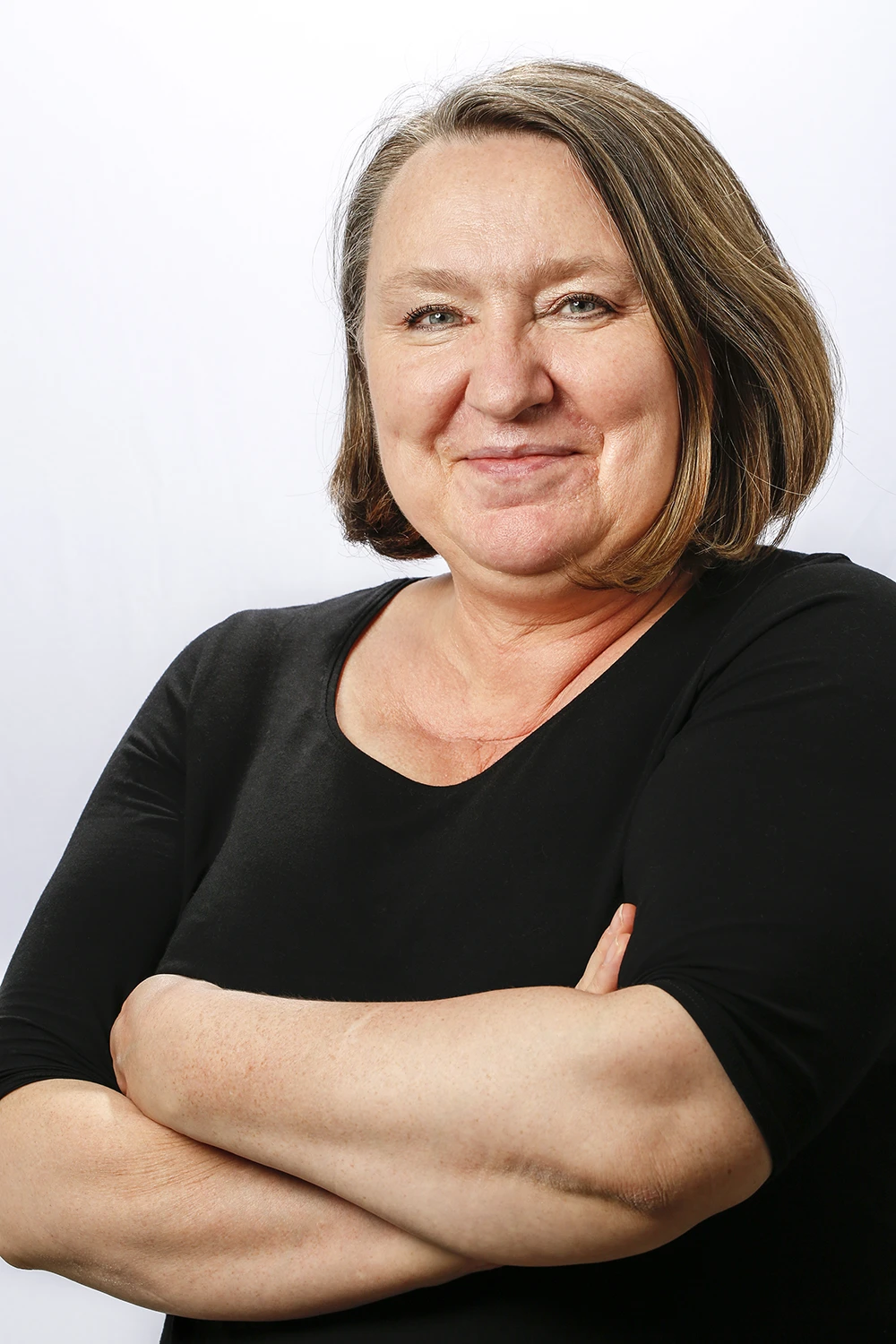 Karolina Palucka, MD PhD, director of the JAX Cancer Center, portrait by Charles Camarda